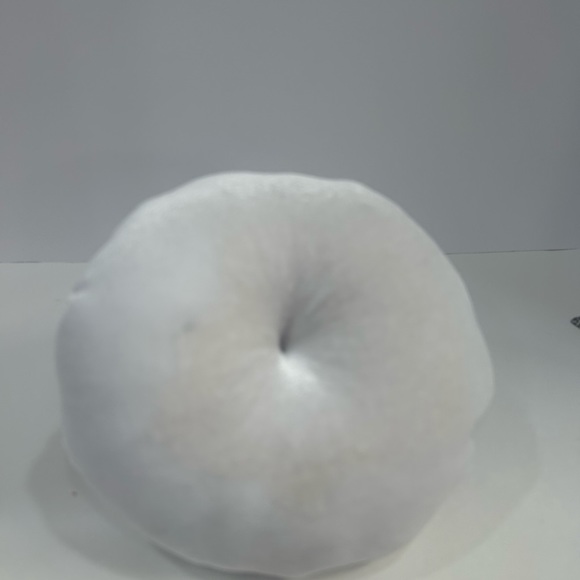 “White Winter” Velvet Pumpkin Home Decor - Picture 6 of 6